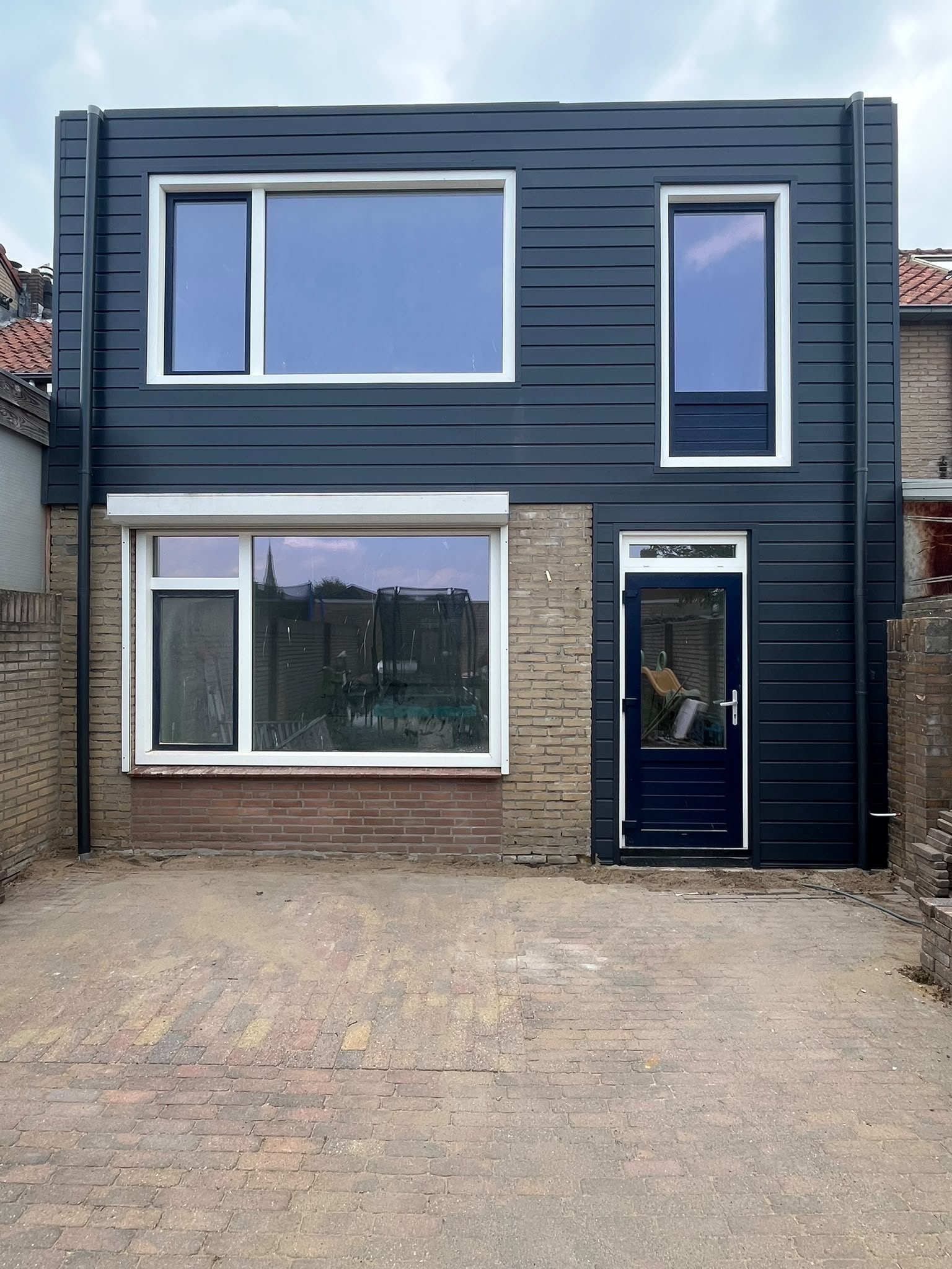 Gerealiseerde uitbouw en opbouw